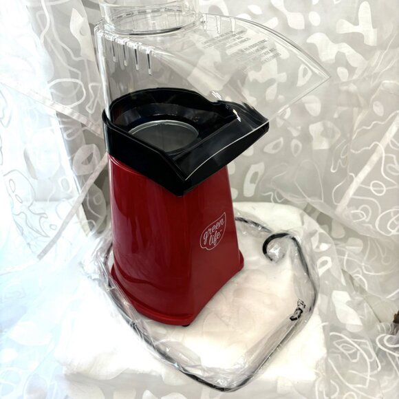 GreenLife Electric Hot Air Corn Popper w/ Measuring Cup & Butter Melting Tray - Picture 5 of 13